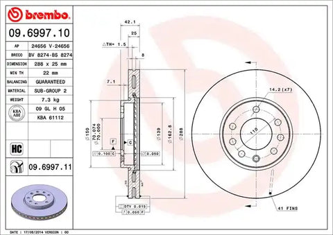 DISC BRAKE ROTOR