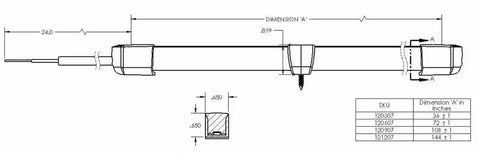 LUMITEC 101641 MORAY FLEX LIGHT 6 FT. RGBW