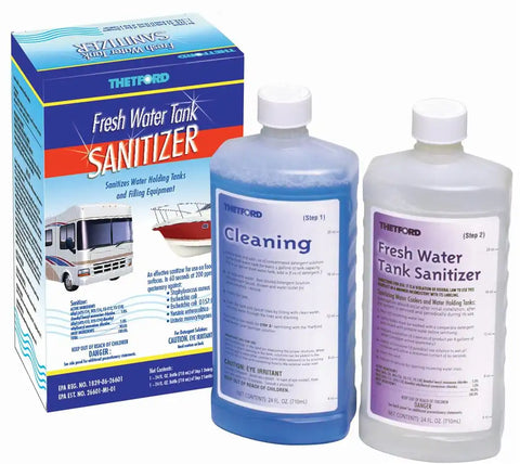 FRESH WATER TANK SANITIZE