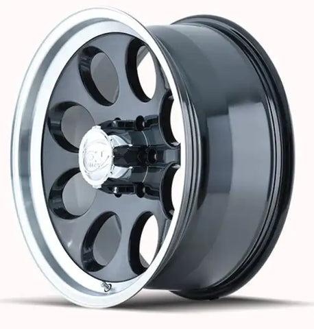 171 (171) BLK/MACHINED LIP 16X8 816