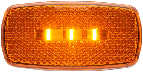 LED MARK LIGHT;OVAL;AMBER;