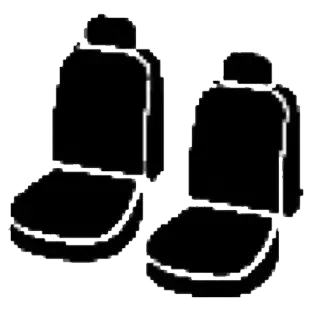 FIA SP87-71 BLACK SP FRONT BUCKET SEAT COVER FORD BRO