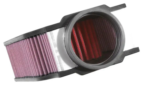 K&N E-0654 Replacement Air Filter Washable Red Cotton Gauze Oval 5 Inch Outside Diameter x 5-1/4 Inch Height