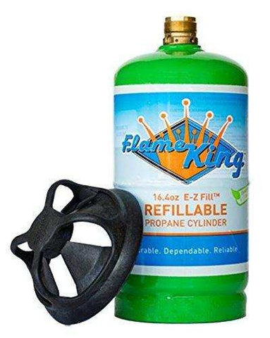 FLAME KING FLMKNG164LP 1-LB REFILLABLE PROPANE CYLINDER
