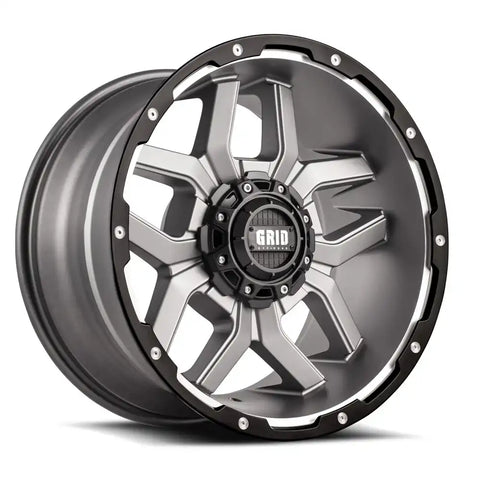 GRID WHEELS GD0718090027A178 GD7SPLT 5SPK MT ANTHRACITE BLKLIP