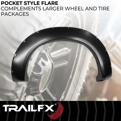 TRAILFX TFF3005S POCKET STYLE FLARE SMOOTH SET OF 4