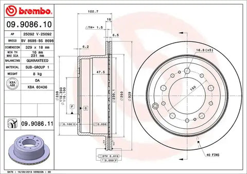 DISC BRAKE ROTOR