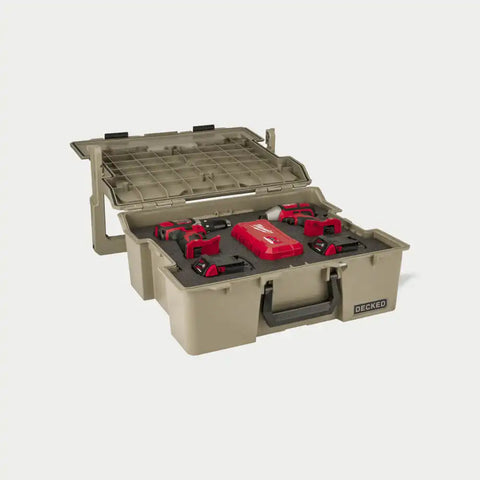 Decked A0020-HRAK-TAN Tool Box Portable Single Lid For Use In Decked System Drawer