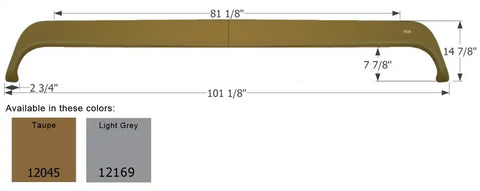 ICON 12045 FENDER SKIRT TRIPLE