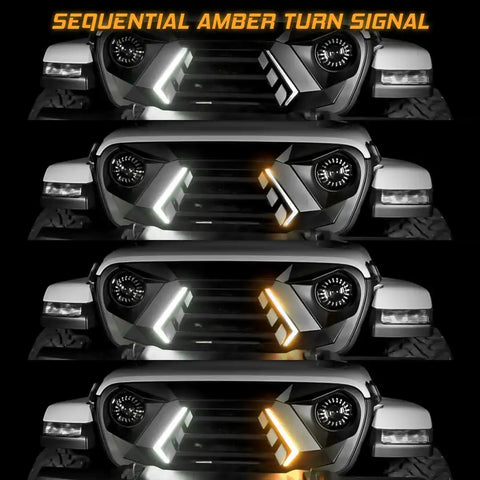 XKCHROME LED GRILL KIT FOR JK WRANG