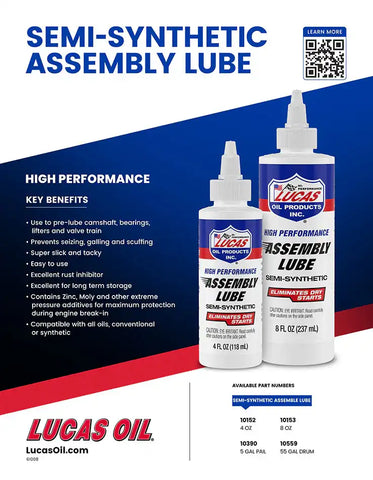 LUCAS OIL 10152 ASSEMBLY LUBE/12X1/4 OUNC