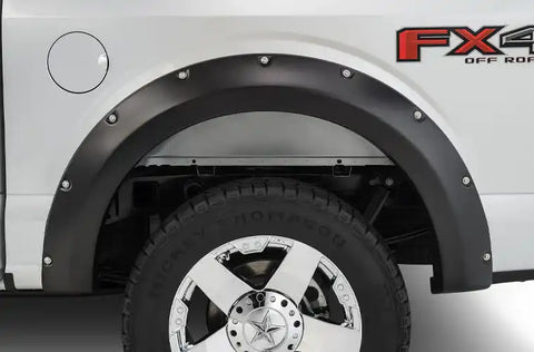 Stampede 8404-2 - Ruff Riderz Fender Flare Black Smooth Finish Set of 4