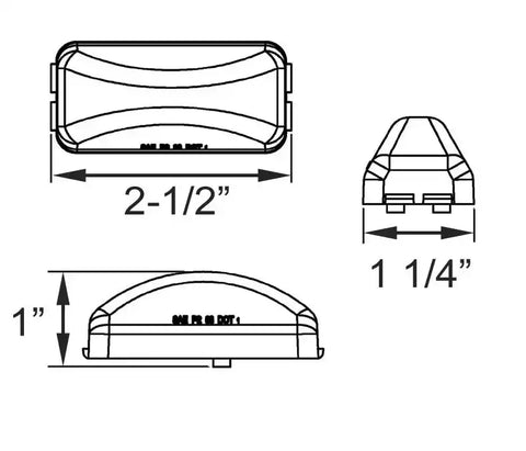 LED M/C;MINI SNAP LOCK;1 DIODE RED