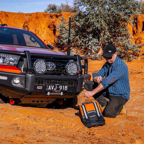 ARB RK12A Vehicle Recovery Kit With Small Bag/ 17,500 Pound Capacity Snatch Strap/ L