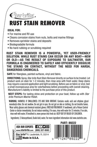 RUST STAIN REMOVER 22 OZ.