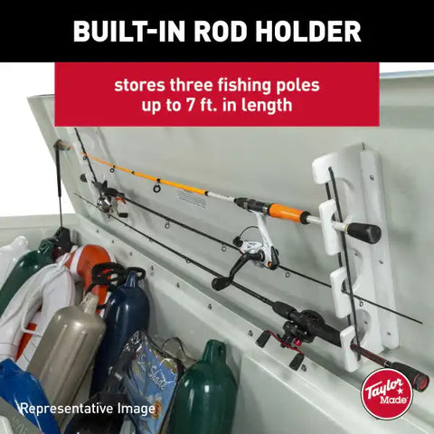 S 'N G DOCK BOX W/3 ROD 24' X 95' X