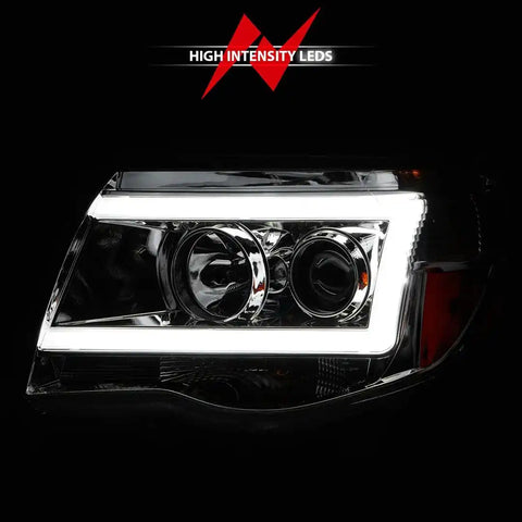 ANZO USA 111518 Headlight Assembly Halogen Bulb Projector Beam H1 High Beam Bulb A
