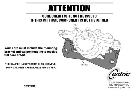 STOP TECH 141.51503 SEMI-LOADED BRAKE CALIPER