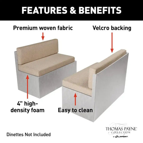 44' DINETTE CUSHIONS