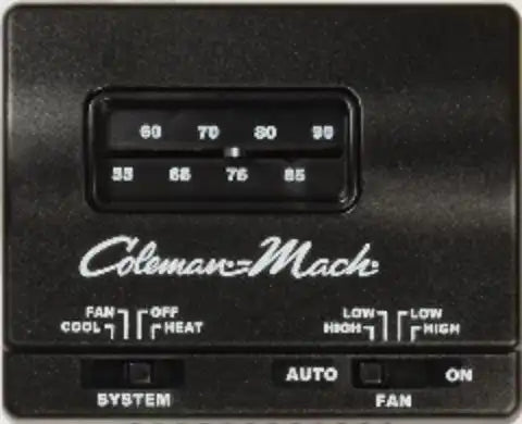 COOL ONLY THERMOSTAT BLACL