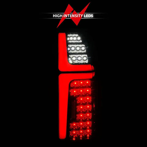 ANZO USA 311468 Tail Light Assembly LED Smoke Lens Black Housing Red Brake Light/