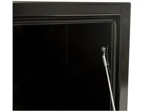 Buyers Products 1703349 Tool Box Underbody 1 Recessed Drop Door Powder Coated Bla
