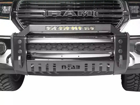 N-Fab T22BB01-TX Bull Bar HVM Textured Black Steel With Light Mounting Tab Without Skid Plate