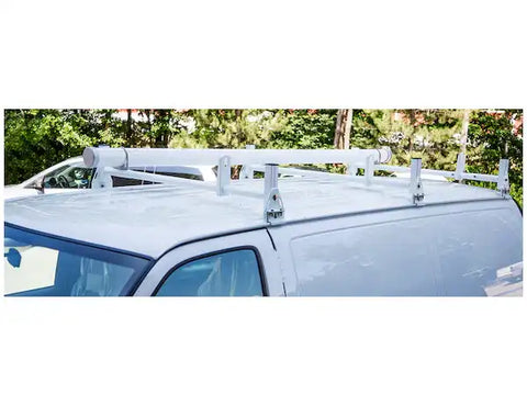 BUYERS 1501310 LADDER RACK STL WHTE VAN GUTTER MNT
