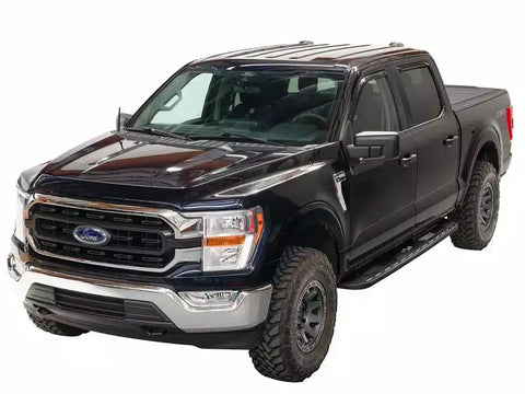N-Fab NBJ184-TX Running Board Roan Powder Coat Textured Black Steel Unlighted R