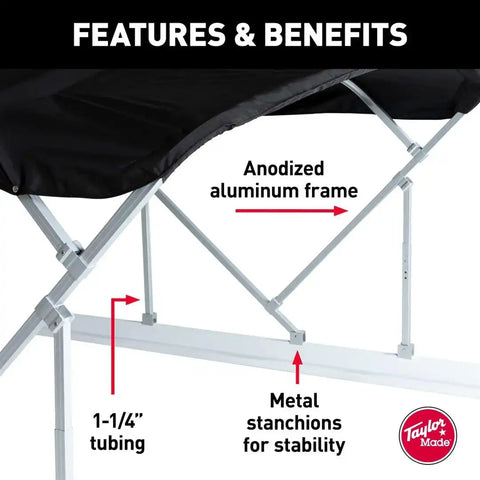 TAYLOR MADE 88154 8' X 10' X 1.25' ALUMINUM FRAME ONL