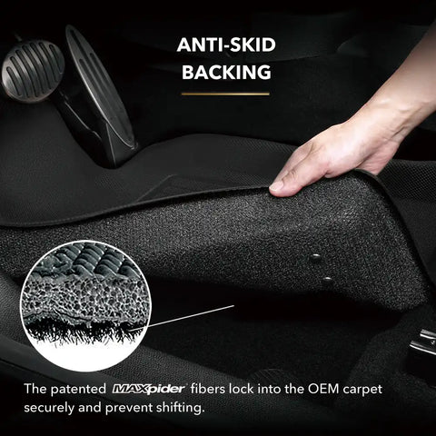 3D MAXpider L1BM11421509 - KAGU Floor Mat Black 2 pc. 2nd Row