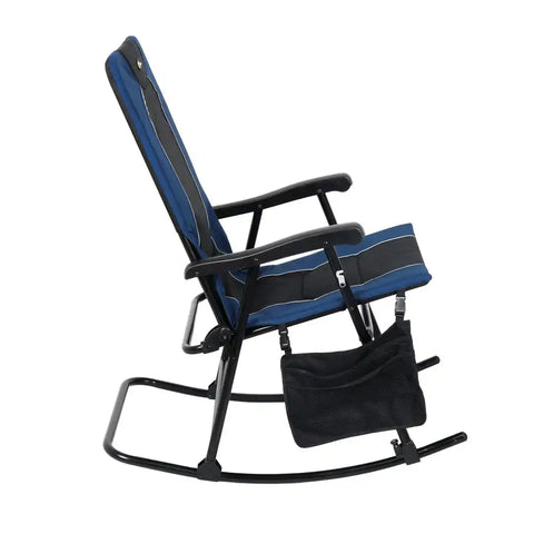 DAKOTA FLDG RKG CHAIR BLU/BLK