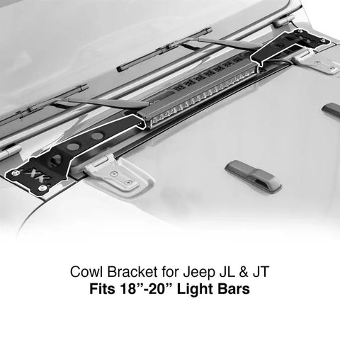 COWL LIGHT BAR BRACKET