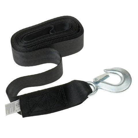 T-H MARINE BE-TR-59818-DP WINCH STRAP & HOOK