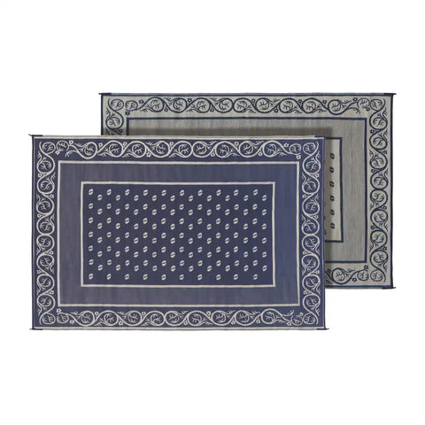 MAT  VINEYARD 9X12 BLUE