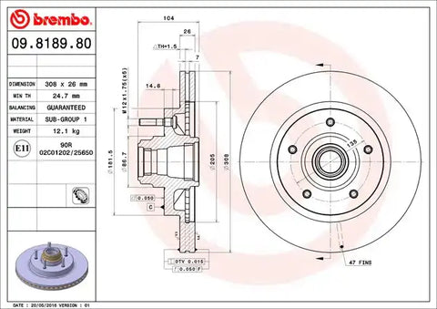 DISC BRAKE ROTOR