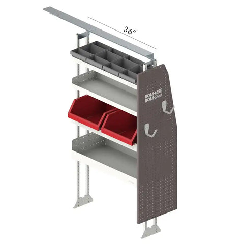 ROLACASE RSMRSSP-FTM130 VAN SHELVING SERVICE BIN PACKAGE