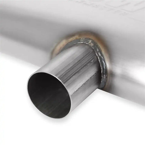 Flowmaster 72206 Exhaust Muffler FlowFX Oval 409 Stainless Steel Case Single 2-1/2