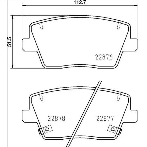 DISC BRAKE PAD SET