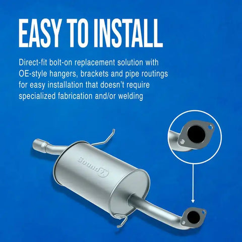 WALKER EXHST 18558 MUFFLER-SND FX-IMPORT-PC