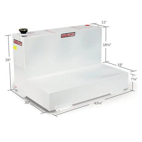 TRANSFER TANK L-SHAPE 75GAL WHITE