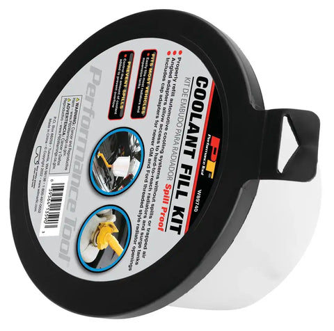 SPILL PROOF COOLANT FUNNEL KIT