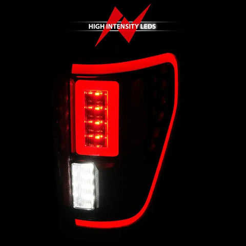 ANZO USA 311475 Tail Light Assembly LED Clear Lens Black Housing Red Brake Light/