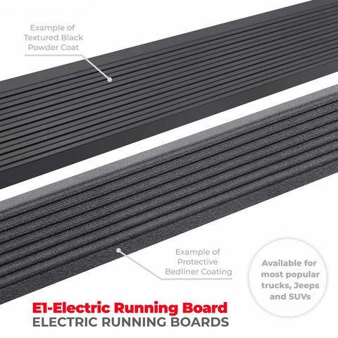 Go Rhino 20444587T Running Board E-Board E1 Protective Bedliner Coating Black Alu