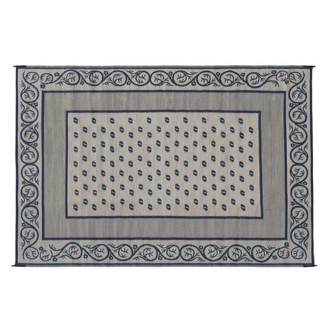 MAT  VINEYARD 9X12 BLUE
