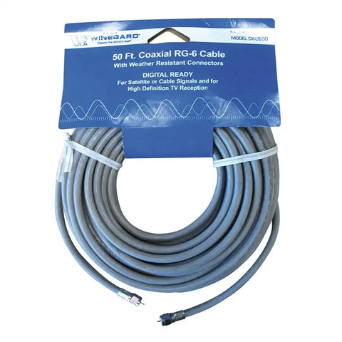 COAX RG6U 50' CONN B/E