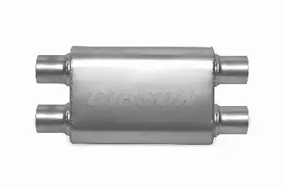 Gibson Performance Exhaust 55106S CFT Superflow Dual/Dual Oval Muffler Stainless
