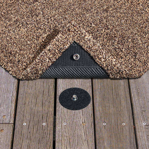 PRESTO FIT 2-1201 SURFACEMATE PAT RUG 8 X 12 BRN TAN