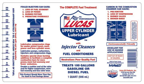 LUCAS OIL 10003 FUEL TREATMENT QUART