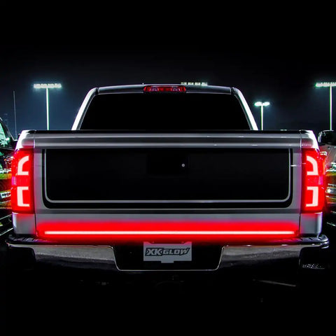 XK Glow XK041023 Tailgate Light - LED 60 Inch Rigid Light Bar Clear Lens White Reverse/ Red Running/ Red Brake